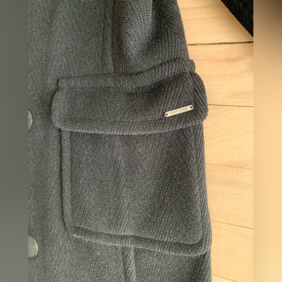 SAINT-JAMES - Wool Duffle Coat with Hood | Classic Toggle Closure - Picture 6 of 16